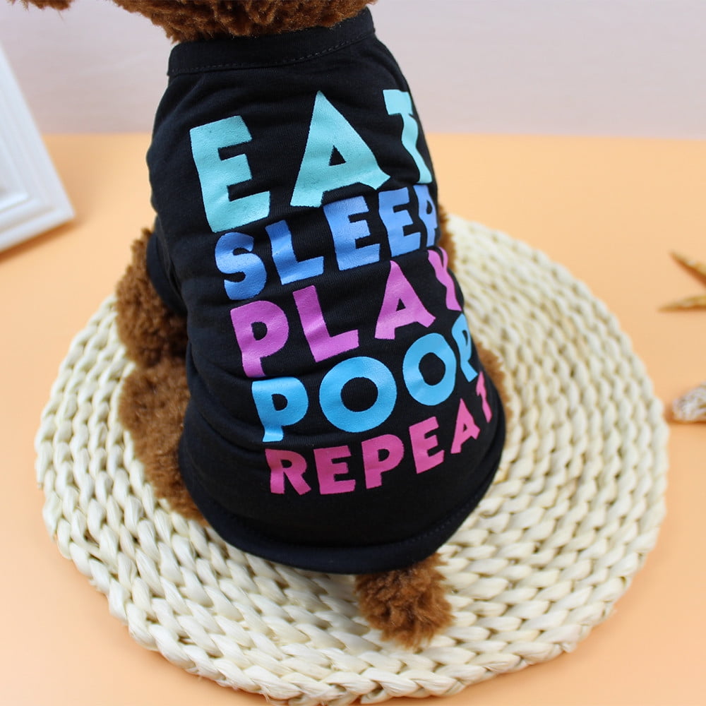 qucoqpe Cute Dog Clothes for Small Dogs Boy Summer Shirt for