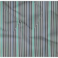 thumbnail image 4 of oneOone Organic Cotton Poplin Twill Fabric Multicolor Stripe Decor Fabric Printed BTY 42 Inch Wide, 4 of 4