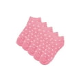 thumbnail image 1 of INSPIRE CHIC Calcetines deportivos de corte bajo con puño elástico para mujeres, talla de zapatos para niños grandes y niñas 3-5.5 / Edad 7-9, color rosa con corazón, 1 of 6