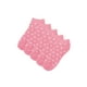 thumbnail image 1 of INSPIRE CHIC Calcetines deportivos de corte bajo con puño elástico para mujeres, talla de zapatos para niños grandes y niñas 3-5.5 / Edad 7-9, color rosa con corazón, 1 of 6
