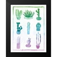 thumbnail image 2 of Sta Teresa, Ashley 19x24 Black Modern Framed Museum Art Print Titled - Ombre Cactus, 2 of 5