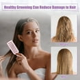thumbnail image 6 of Unique Bargains Bling Hair Brush Detangling Brush for Women and Men Travel Hair Brush for Curly Straight Wavy Hair Pink, 6 of 7