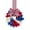 A3, variant on Pampas Grass Wreath 18 Inch Red White Blue Decorations Home Indoor Outdoor Hanging for Memorial Day July 4th Patriotic