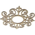thumbnail image 2 of Ekena Millwork 16"OD x 5 1/4"ID x 1/4"T Dijon Wood Fretwork Pierced Ceiling Medallion, Birch, 2 of 3