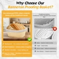 thumbnail image 7 of Banneton Bread Proofing Basket Set,10 Inch Round & 9 Oval Sourdough Bread Baking Supplies With Linen Liner - Sourdough Starter Kit, 7 of 7