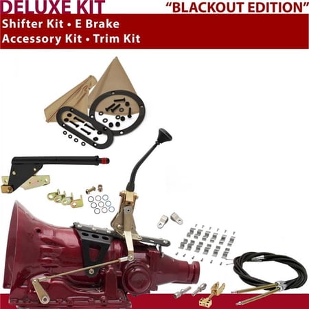 American Shifter TH350 Shifter Kit 8 in. E Brake Cable Clamp Clevis Trim Kit for D661C