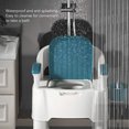 thumbnail image 4 of Bedside Commode Chair, 330lb Load Bearing Bedside Commode Waterproof  for Bedroom for Pregnant Women, 4 of 7