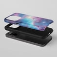 thumbnail image 7 of Tough 2 Layer Shockproof Protective Case Compatible with iPhone 17, Galaxy Swirl Cosmic Nebula Space Design, 7 of 7