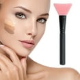 thumbnail image 2 of Unique Bargains 1 Pc Lightweight Large Flat Head Facial Mask Brush Pink, 2 of 5