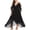 AA-Black, variant on YanHoo Women's Plus Size Dresses Half Sleeve V Neck Gradient Printed Irregular Hem Dress Loose Casual Maxi Dress