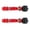 Red, variant on SafeTboy  Desoto 1946-1961 Standard 3 Point Red Retractable Bucket Seat Belt Kit - 2 Belts