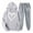 Gray, variant on UAMVSH Valentine's Sweatsuits Women 2 Piece Outfit Heart Print Pullover Hoodies and Pants Tracksuit Fall Winter Lounge Set with Pockets