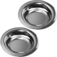 thumbnail image 7 of Replacement Oil Warmer Dish 2pcs Wax Melt Warmer Liner Dish Round Metal Dish Candle Wamer Bowl Plate for Electric Lamps Oil and Tart Warmers, 7 of 7