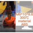 thumbnail image 2 of M2 M2.5 M3, M4 M5 M6 Brass Hot Melt Insert Knurled Nut Thread Heat Molding Double Twill Injection Embedment Nut For 3D Printer, 2 of 6