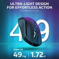 thumbnail image 4 of Ultra-Lightweight Wireless Gaming Mouse with Magnetic RGB Charging Dock, Dual Connectivity (Bluetooth/2.4GHz), Pixart PAW3395 Sensor, 26000 DPI, (Black), 4 of 14