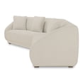 thumbnail image 3 of Moe's Home Collection Fraser Modular Sofa Fabric White, 3 of 5