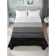 thumbnail image 4 of Black Grey Ombre Flat Sheets Only Queen Size, Soft Breathable Bed Top Sheets for Mattress, Farmhouse Vintage Wooden Striped Luxury Bedding Flat Sheets for Home Hotel Bedroom Bed Protection, 4 of 9