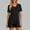 Black, variant on Workout Tops for Women Short Sleeve V Neck Loose Fitted T Shirts Moisture Wicking Sun Protection Quick Dry Gym Shirts