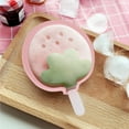 thumbnail image 4 of Heaveant Ice Mold, Cute Strawberry Shape Ice Mold DIY Ice Cream Maker Making Tool with Lid for Summer, 4 of 7