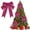 Pink-A, variant on Christmas Decoration Bow - Large Christmas Bow Glitter Glittering Fabricgold Gift Ribbon Tree Decorations Kids