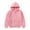 Pink, variant on GYRATEDREAM Zip up Hoodie Kids Fleece Hooded Sweatshirts for Boys Girls Toddlers Hooded Full Zipper Jacket Shirt for 3-4Y Gray