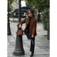 thumbnail image 5 of Chaqueta de traje con una hilera de botones y cuello de solapa versátil para mujer, abrigo informal de manga larga de Color sólido, Tops callejeros, otoño 2024, 5 of 5