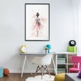 thumbnail image 3 of Stupell Industries Shabby Chic Speckled Ballerina View Black Framed Giclee Art, 20 x 30, by Creative Studio, 3 of 8