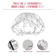 thumbnail image 3 of KLL Poodle Dog Pattern Shower Cap & Bath Cap for Women,Reversible Oversized Waterproof Shower Caps for all Hair Lengths,Elastic Reusable Bathing Hair Cap, 3 of 6