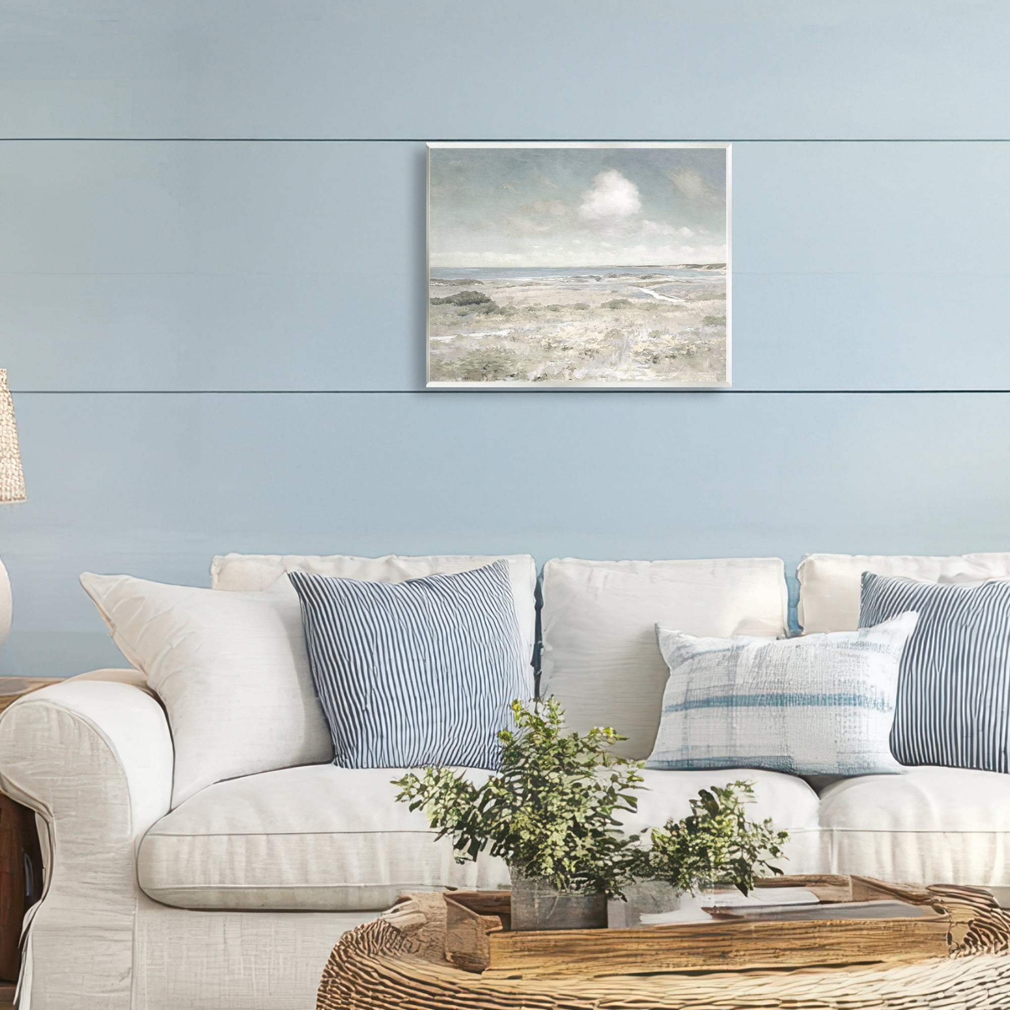 Stupell Industries By The Shore Neutrals Wall Plaque Art, design by Christy McKee