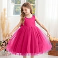 thumbnail image 2 of Flower Girl Piano Recital Dress – Bridal-Style Tulle Princess Gown, Formal Wedding Party Outfit, Sophisticated Pair to Pink Dress for Girls Ensemble Looks, 2 of 5