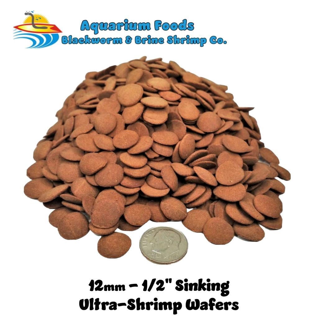4-Type Wafer Mix of Spirulina, Ultra-Worm, Ultra-Shrimp, Ultra-Color Enhancing...10-lb