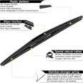 thumbnail image 2 of Limpiaparabrisas de repuesto AUTOBOO Honda Pilot 2016-2022, 2 of 7