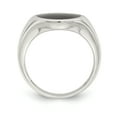 thumbnail image 2 of Sterling Silver White Onyx Inlay Ring Size 7, 2 of 6
