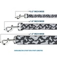 thumbnail image 3 of Buckle-Down Pet Leash, Dog Leash, Corgi Silhouette Poses Grays, 6 Feet Long 1.0 Inch Wide, 3 of 6