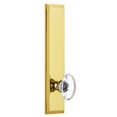 thumbnail image 5 of Grandeur 814061 Fifth Avenue Solid Brass Tall Plate Passage Door Knob Set - Chrome, 5 of 7