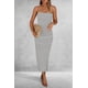 thumbnail image 3 of Vestido PRETTYGARDEN de Verano Strapless Bodycon Maxi Talle M, 3 of 5
