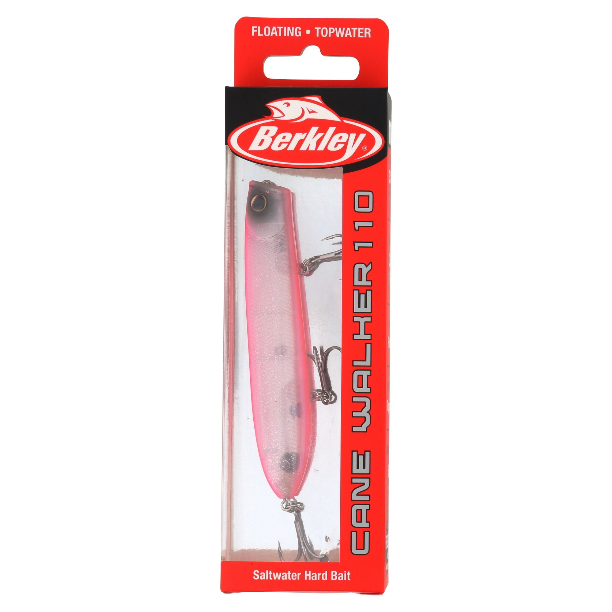 Berkley Cane Walker Saltwater, 4.3 in, Topwater Baits, Pinky (1 Count)