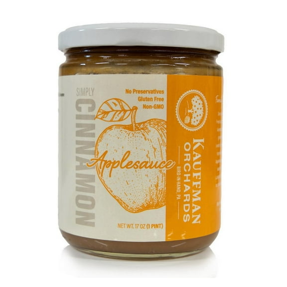 (Price/CASE)Kauffman's Simply Cinnamon Applesauce 12/17oz, 448160