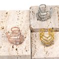 thumbnail image 5 of Anillos de oro para mujer, anillos ajustables delicados de plata chapada en oro de 14 quilates MFZFUKR CPB-US-PSF1340-2, 5 of 5