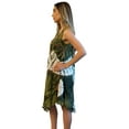 thumbnail image 2 of Riviera Sun Tie Dye Summer Dress - Beach Cover Up (Olive Umbrella Dress, Large), 2 of 3