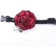 thumbnail image 3 of Collar de piel sintética Yoitea para cachorros con cascabeles rosas y perlas para perros pequeños, niñas, chihuahuas, yorkshire, ajustable, hecho a mano. Código de producto 37653, 3 of 5