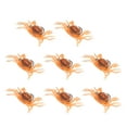 thumbnail image 4 of 8 cebos artificiales para cangrejos, 13 cm, 33,5 g, cebo de pesca suave con anzuelos para agua dulce y salada, color naranja y amarillo., 4 of 14