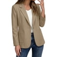 thumbnail image 2 of Women's Blazer Business Casual Lapel Collar Long Sleeve Open Front Work Office Suit Jackets with Pockets, 2 of 9