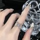 thumbnail image 1 of Silver Rings Butterfly Zircon RingsAdjustable Rings Eternity Rings, 1 of 5