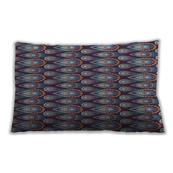Ahgly Company Indoor Rectangular Patterned Lumbar Throw Pillow, 13 inch by 19 inch