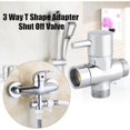 thumbnail image 3 of Universal Handheld Shower Arm Diverter, Upgrade Your Shower Experience with High-Quality Brass Material, All Metal Construction Offers Unmatched Durability, Leak-Free Design, 3 of 5