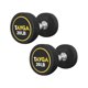 thumbnail image 1 of Par de Mancuernas Redondas Tayga 20LB Acero y Caucho, 1 of 4
