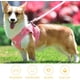 thumbnail image 3 of tirantes de paso para gatos y perros, chalecos acolchados cómodos con mallas suaves, adecuados para que los cachorros caminen, corran y entren (s, rosa) . Zefei Wu 9024735024057, 3 of 5