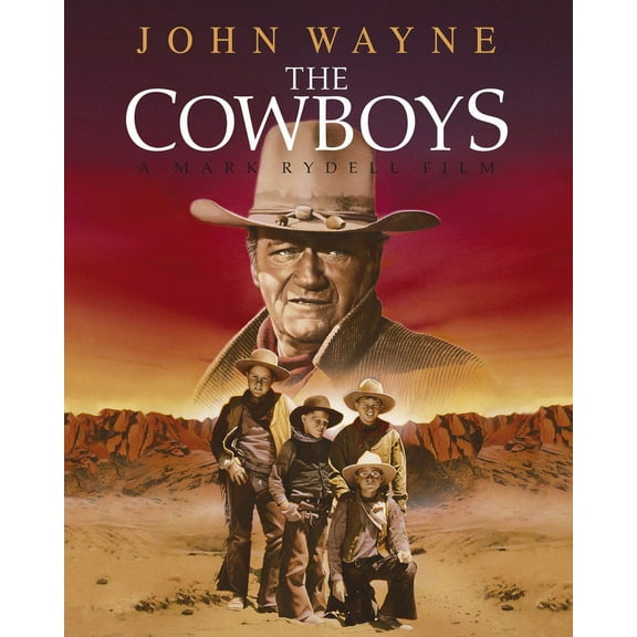 The Cowboys J. Wayne 1972 Classic Western Artwork 24X36 Classic Hollywood Poster