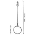 thumbnail image 4 of Soporte de anillo Clip de anillo manos libres de latón Ajustable portátil Decoración de joyería de mano, Plata, M Kearding HA003781-03, 4 of 6